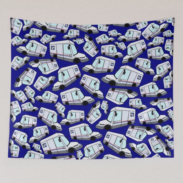 Item preview, NGDV New Mail Truck Print designed and sold by Sparkleweather.