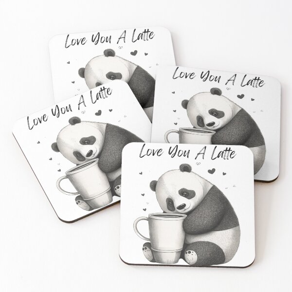 Item preview, Panda - Love You A Latte designed and sold by James Wright.