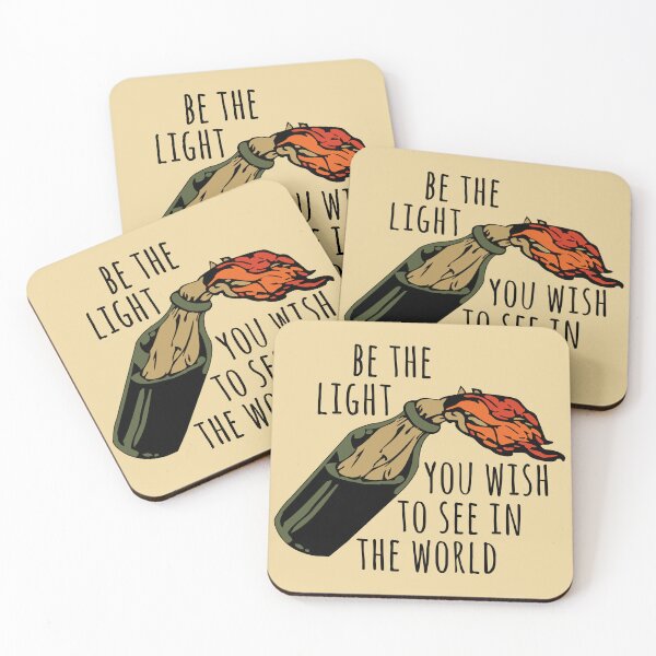 Item preview, Be The Light You Wish To See In The World - Meme, Molotov, Ironic, Funny designed and sold by SpaceDogLaika.