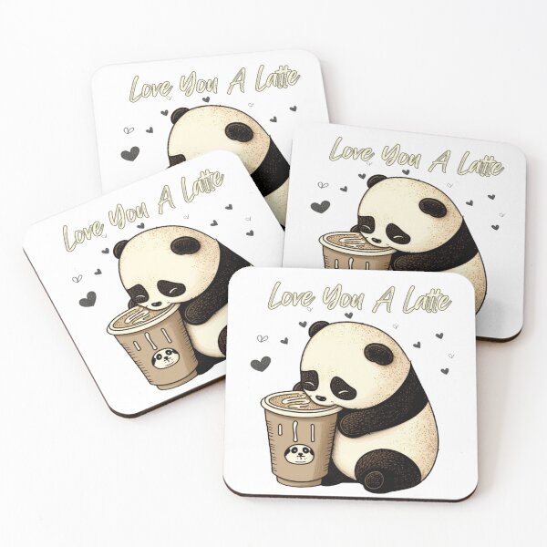 Item preview, Panda - Love You A Latte designed and sold by James Wright.