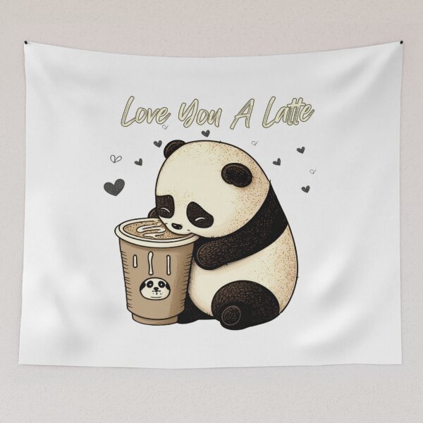 Item preview, Panda - Love You A Latte designed and sold by James Wright.