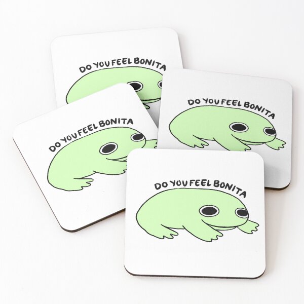 Item preview, Do You Feel Bonita | Cute Green Frog, happy frog, Bonita frog sticker designed and sold by iristocat.