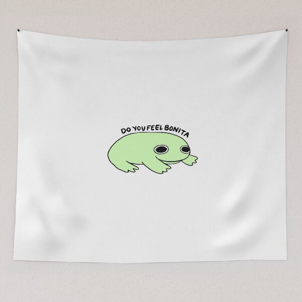 Item preview, Do You Feel Bonita | Cute Green Frog, happy frog, Bonita frog sticker designed and sold by iristocat.
