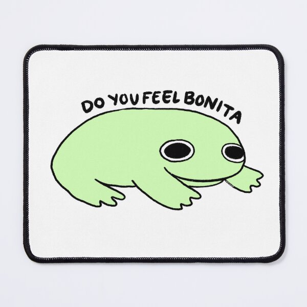 Item preview, Do You Feel Bonita | Cute Green Frog, happy frog, Bonita frog sticker designed and sold by iristocat.