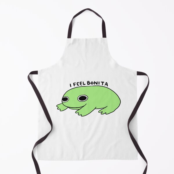 Item preview, I Feel Bonita | Cute Green Frog, happy frog, Bonita frog sticker designed and sold by iristocat.