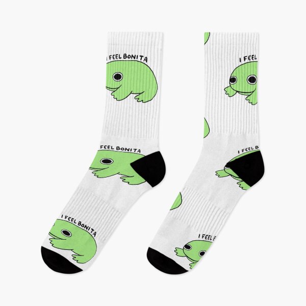 Item preview, I Feel Bonita | Cute Green Frog, happy frog, Bonita frog sticker designed and sold by iristocat.