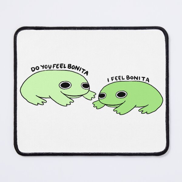 Item preview, Do you feel Bonita? I feel bonita | Cute Green Frog, happy frog, Bonita frog sticker designed and sold by iristocat.