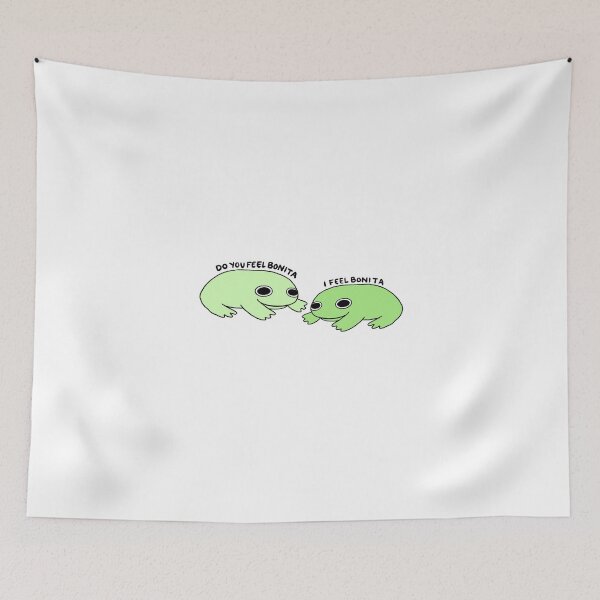 Item preview, Do you feel Bonita? I feel bonita | Cute Green Frog, happy frog, Bonita frog sticker designed and sold by iristocat.