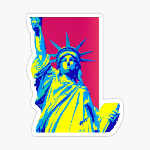Statue of Liberty - Pop Art Sticker