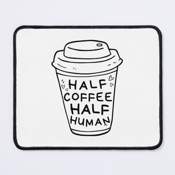 Item preview, Half Human Half Coffee Women Coffee lover mom designed and sold by MouDantArts.