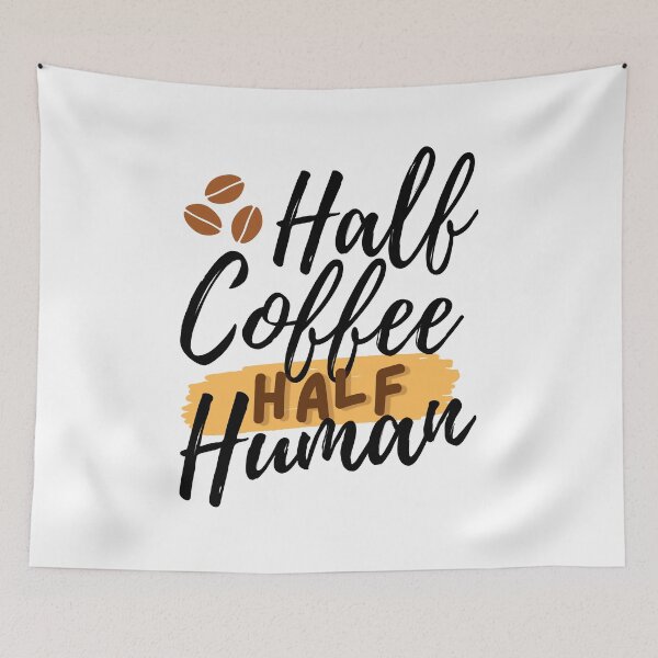 Item preview, Half Human Half Coffee Coffee lover mom Gift for Women designed and sold by MouDantArts.