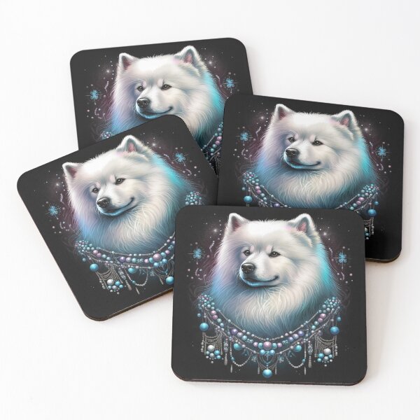 Item preview, Dazzling Samoyed designed and sold by Nocturne  Paws.