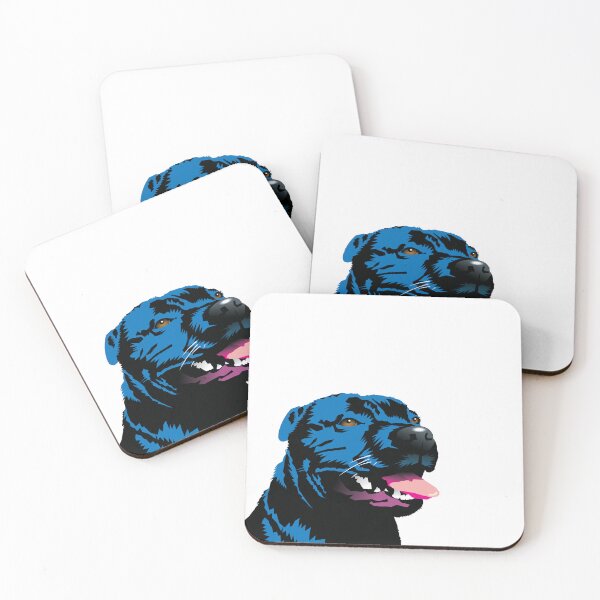 Item preview, Panting Dog Blue Staffordhire Terrier Staffy designed and sold by Bloomin'  Arty Families.