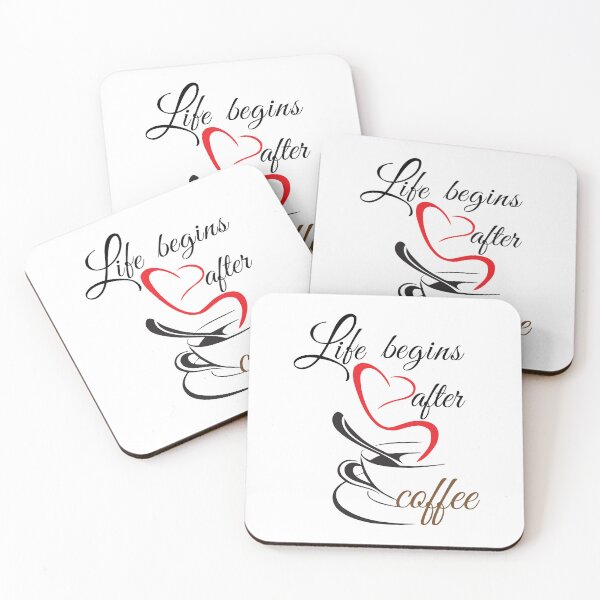 Item preview, Life begins after coffee designed and sold by OCNau.
