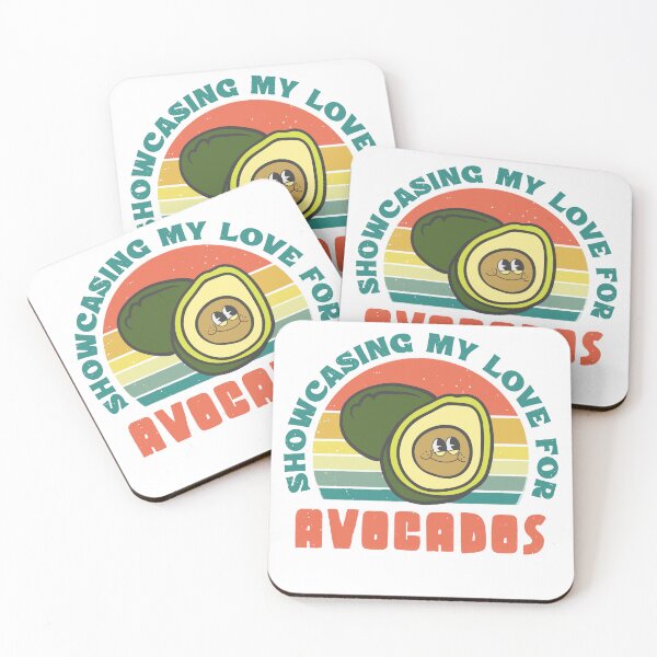 Item preview, Showcasing My Love for Avocados Cartoon Avaocado Design designed and sold by PathwayOfColour.