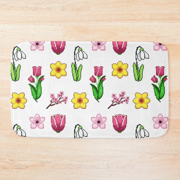 Item preview, Spring Flowers Pixel Art Set designed and sold by Pixelification.