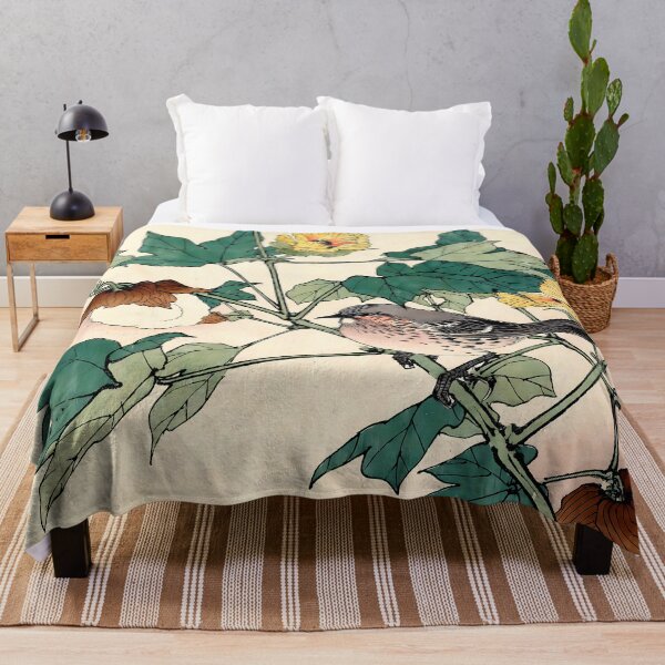 Item preview, Japanese Bird Sitting on a Branch designed and sold by notsweettea.