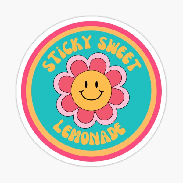LENTILLES DE COULEUR ROSE Sticker