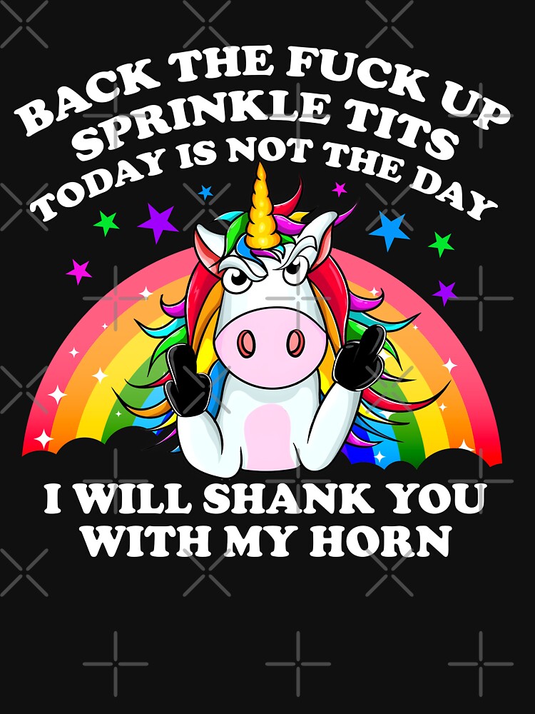 Funny Unicorn Gifts  I will shank you Poster for Sale by