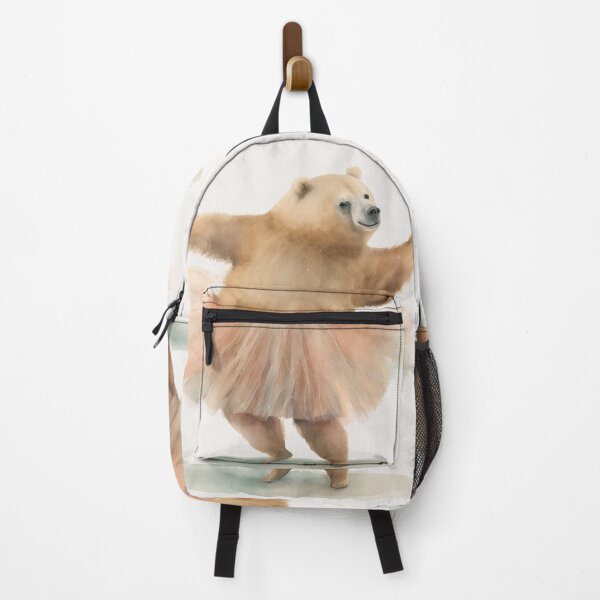 Item preview, Watercolor funny animals - a bear in a tutu ballet dancing designed and sold by Garland05.