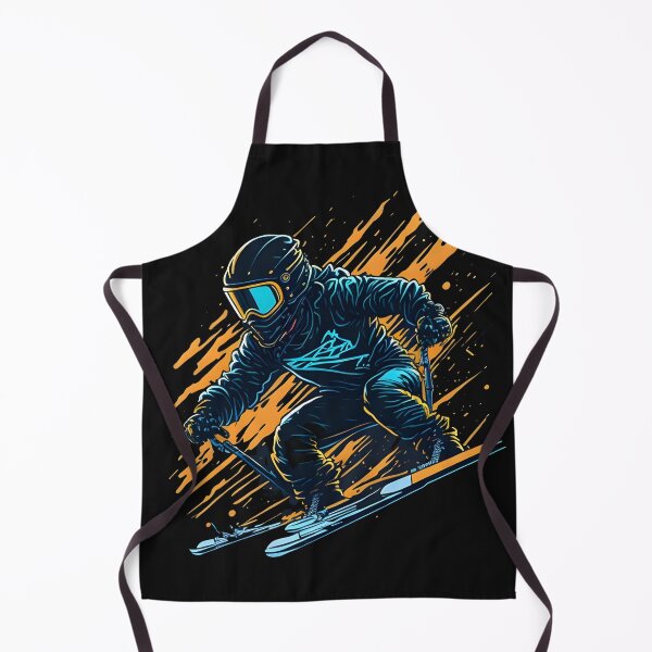Item preview, "Skiing Adventure: Vibrant Digital Art of a Young Boy on the Slopes" designed and sold by Chromatic-Art.
