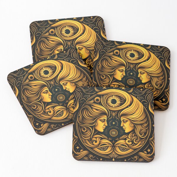 Item preview, Gemini Twins Constellation designed and sold by TwoToneThreads.