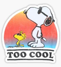Snoopy too cool Sticker