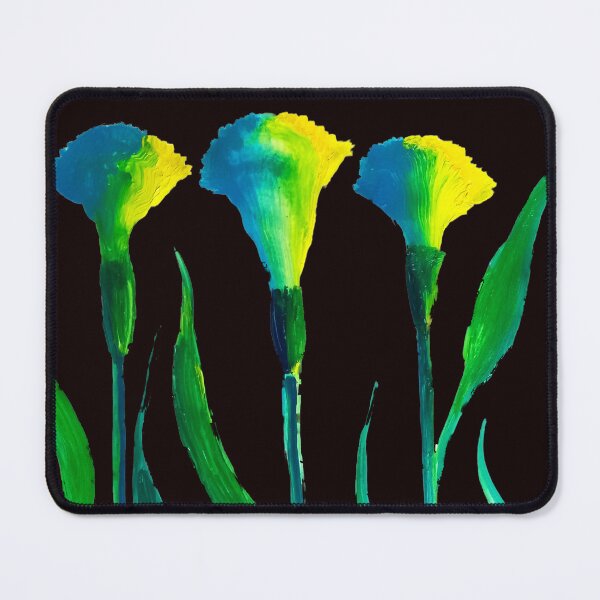 Item preview, Floral blue yellow designed and sold by CarlosFrancart.
