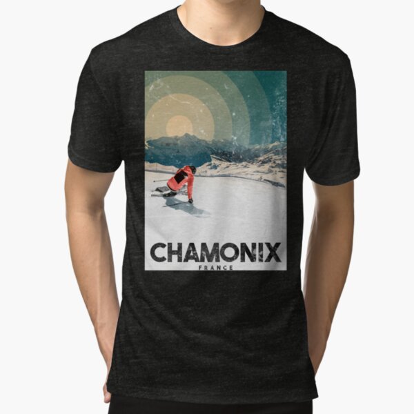 Chamonix - France Tri-blend T-Shirt