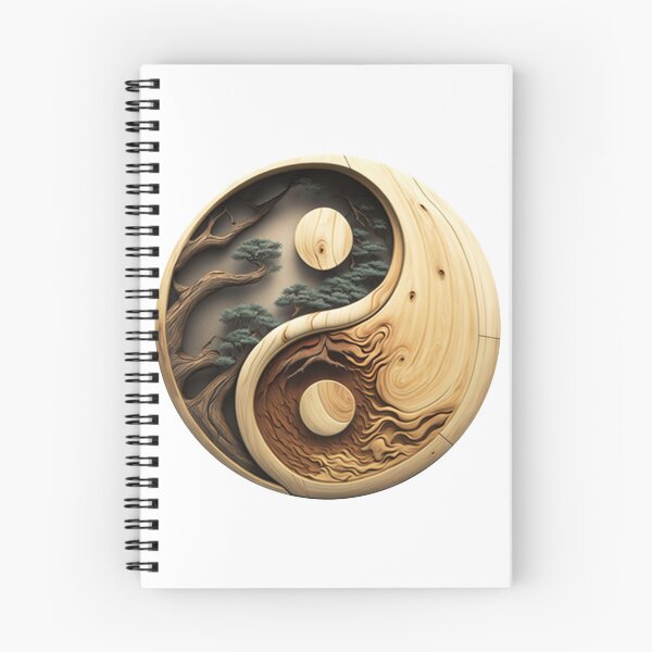 Item preview, Yin Yang Wood Carving designed and sold by BeachBumPics.