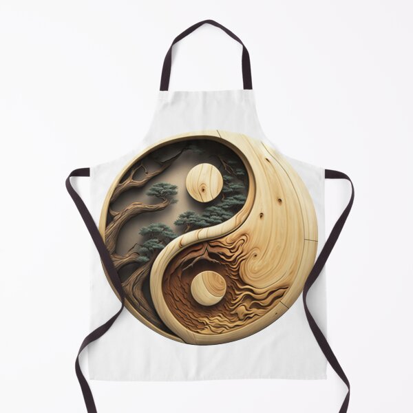 Item preview, Yin Yang Wood Carving designed and sold by BeachBumPics.