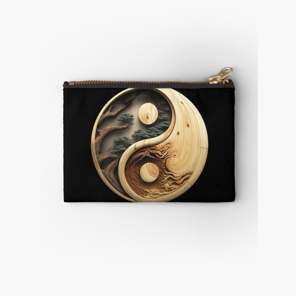 Item preview, Yin Yang Wood Carving designed and sold by BeachBumPics.
