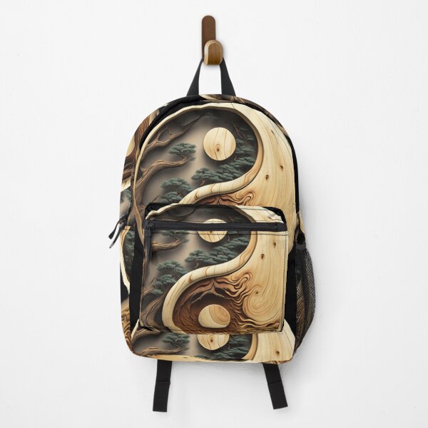 Item preview, Yin Yang Wood Carving designed and sold by BeachBumPics.