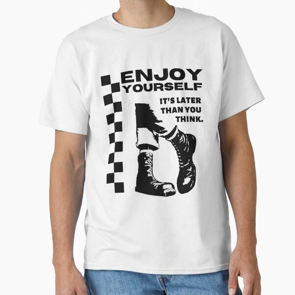 Item preview, Two Tone Ska - Enjoy Yourself It's Later Than You Think designed and sold by RuderThanMerch.