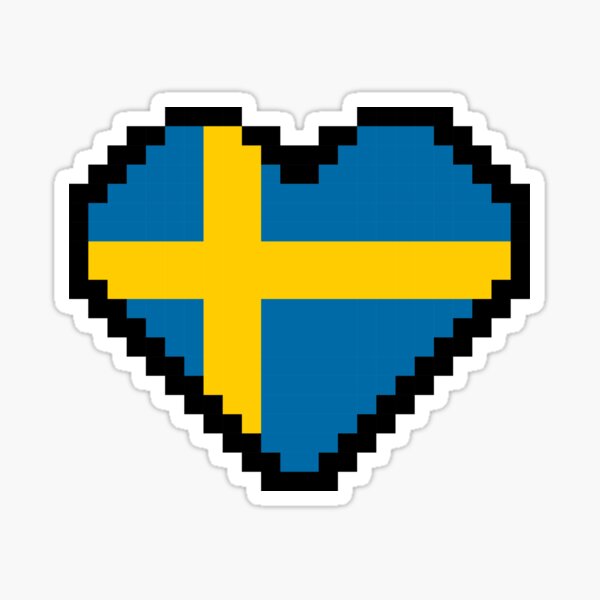 Scandinavian Heart Sticker — Scandinavian Hearts