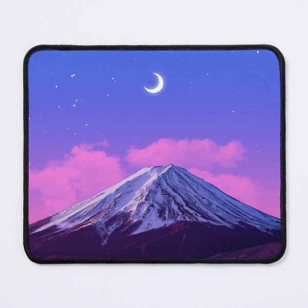 Item preview, Enchanted village and Fuji at night designed and sold by funglazie.