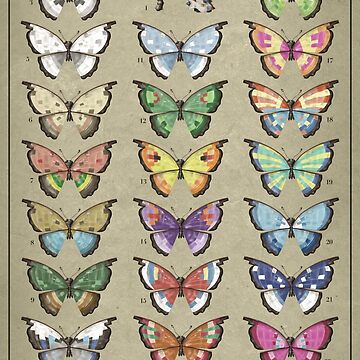 Artwork thumbnail, Forms of Vivillon by Daniel Swain Creations
