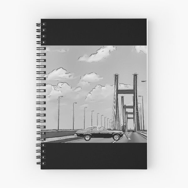 Item preview, guy on the bridge with his old american car designed and sold by ricobarinas.