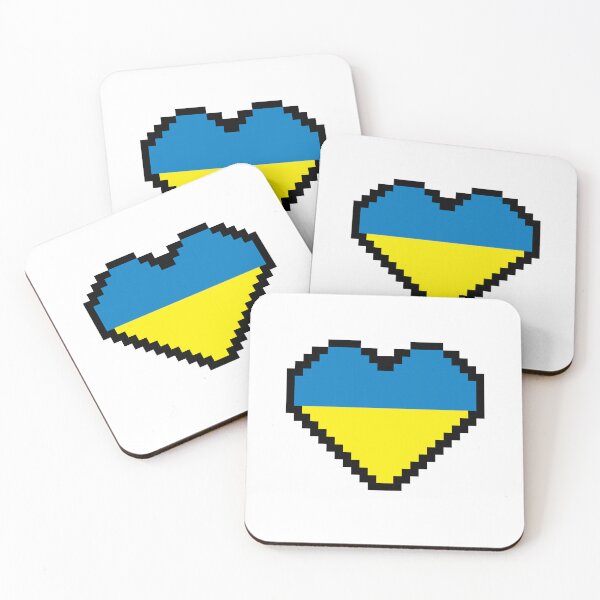 Item preview, Ukraine Flag Pixel Art, Ukranian Flag  pixel art designed and sold by mrsupicku.