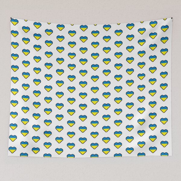 Item preview, Ukraine Flag Pixel Art, Ukranian Flag  pixel art designed and sold by mrsupicku.