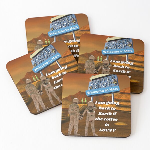 Item preview, Coffee on Mars designed and sold by Kezzie Prints.