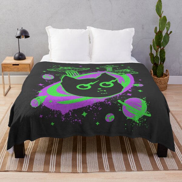 Item preview, Galaxy Cat UFO Funny Cat With Laser Eyes designed and sold by petestyles.