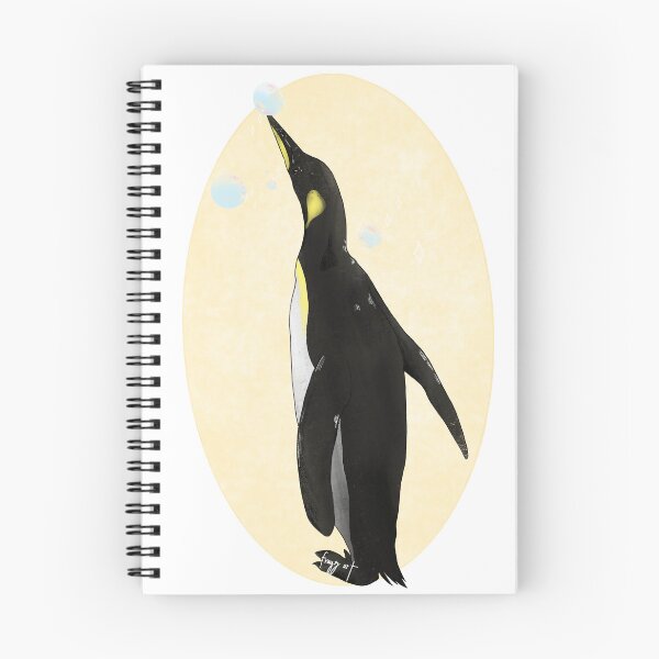 Item preview, Emperor Penguin and Bubbles-Yellow designed and sold by Frayz-Art.