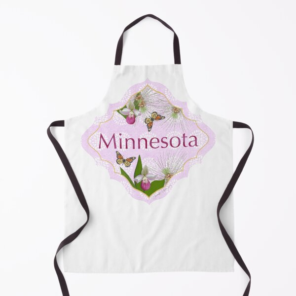 Item preview, Minnesota State Pride | Minnesota flower Ladyslipper | US State Collection State Icon Illustration | travel tracker Red Pine monarch designed and sold by JourneyHomeMade.