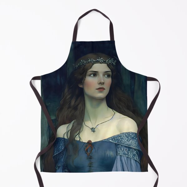 Item preview, Damsel Elaine Touched By Love Pre Raphaelite Inspired Medieval Maiden  designed and sold by CGSGraphics.