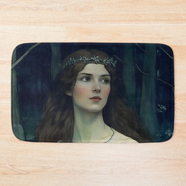 Item preview, Damsel Elaine Touched By Love Pre Raphaelite Inspired Medieval Maiden  designed and sold by CGSGraphics.