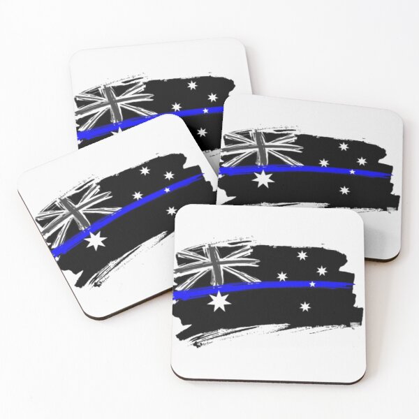 Item preview, Australian Thin Blue Line Flag -Thin Blue Line designed and sold by RENAGADE4LYF.