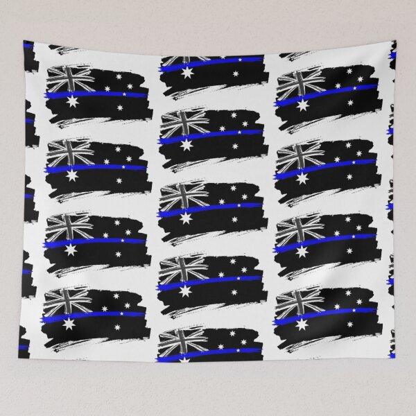 Item preview, Australian Thin Blue Line Flag -Thin Blue Line designed and sold by RENAGADE4LYF.