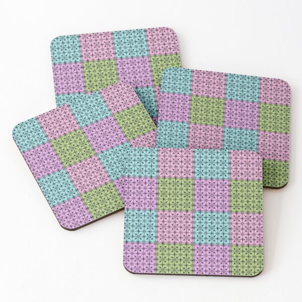 Item preview, Colorful Retro Fun Floral patchwork designed and sold by Artistestella.