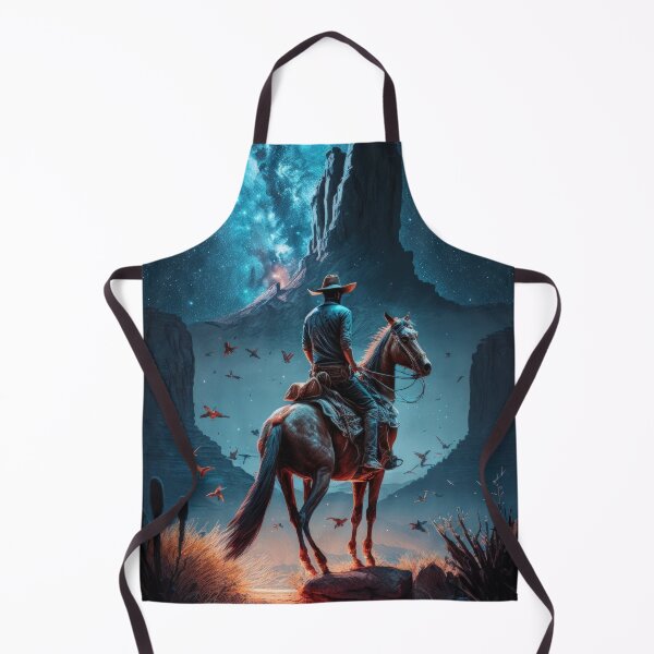 Item preview, Mighty Cowboy Heading Towards A Mystical World designed and sold by Crystal Heaven.